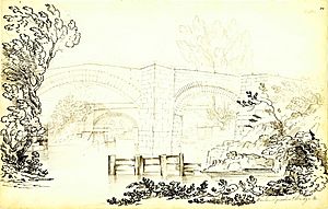 Barton aqueduct drawing