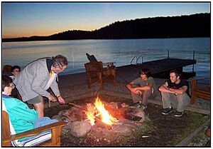 Bonfire at Somerset Inn
