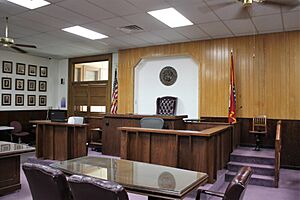 Boone County Courthouse courtroom front