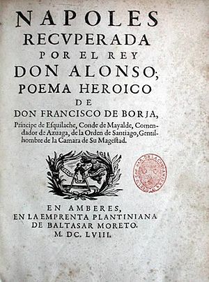 Borja, Francisco de, title page