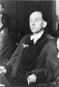 Bundesarchiv Bild 151-17-15, Volksgerichtshof, Roland Freisler