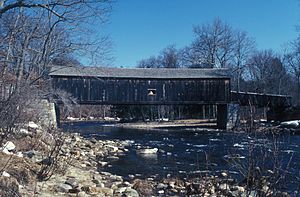 COMSTOCK COVERED BRIDGE, MIDDLESEX COUNTY, CT