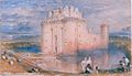 Caerlaverock Castle by Joseph Mallord William Turner - Joseph Mallord William Turner - ABDAG000623