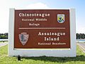 Chincoteague National Wildlife Refuge Sign 1