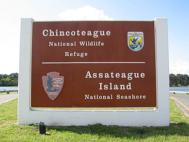 Chincoteague National Wildlife Refuge Sign 1