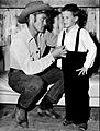 Chuck Connors and son 1959