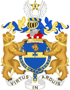 Coat of Arms of John Baring, 7th Baron Ashburton.svg