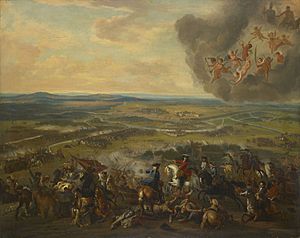 Copy after Jan van Huchtenburgh (Haarlem 1647-Amsterdam 1733) - The Battle of Cassano, 1705. - RCIN 404896 - Royal Collection.jpg