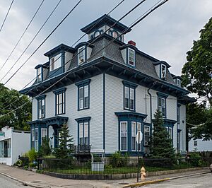 David G. Fales House corner view