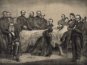 Death bed of Lincoln (cropped)