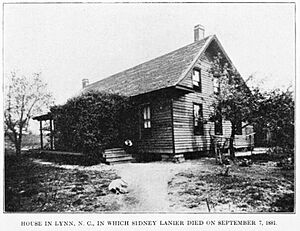 Death house of Sidney Lanier