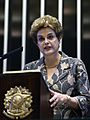 Dilma Rousseff lendo sua mensagem de 2016 ao Congresso Nacional (2) (cropped 2)