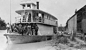 Duchess (steamboat 1888) at Golden BC