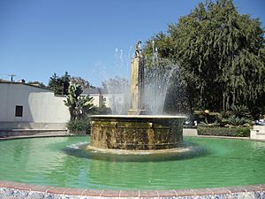 Electric Fountain in Beverly Hills, California