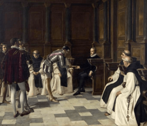 Elena Brockmann - Philip II receiving news of the loss of the Armada - 1895