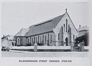 Ellenborough Street Methodist Church, Ipswich, circa 1947