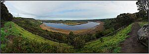 Eugene von Guerard - Lookout - 'Tower Hill 1855' painting location