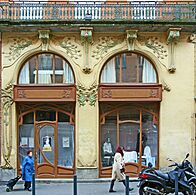 Façade Art Nouveau, rue Gambetta