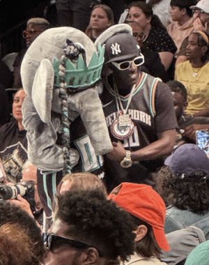 Flavor Flav and Ellie The Elephant