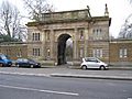 Gate of Brompton Cemetery on the Old Brompton Road