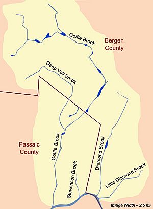 GoffleBrook DiamondBrook DrainageBasin