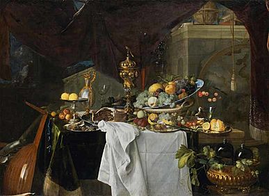 Heem, Jan Davidsz. de - A Table of Desserts - 1640