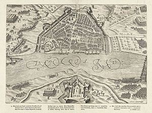 Het beleg van Nijmegen (1591) door Prins Maurits - The siege of Nijmegen (1591) by Prince Maurice.jpg