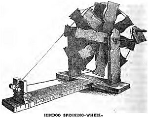 Hindoo Spinning-Wheel (September 1852, p.108, IX) - Copy