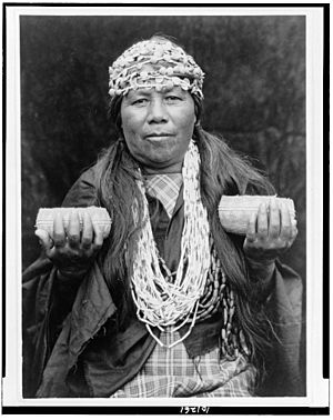 Hupa female shaman Creator(s)- Curtis, Edward S., 1868-1952, photographer Date Created Published- c1923.