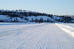 Ice Road on Great Slave Lake 2