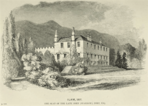 Ilham Hall in 1807 (Seat of John Port)