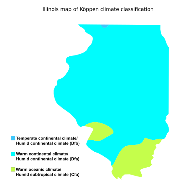 Geography of Illinois Facts for Kids