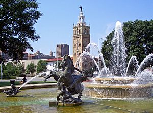 JC Nichols Fountain by Henri-Léon Gréber Kansas City