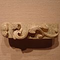 Jade scabbard slide, Western Han