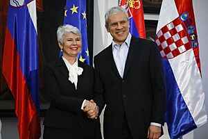 Jadranka Kosor and Boris Tadić in 2010 07