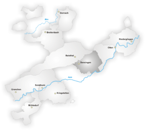 Karte Bezirk Gäu