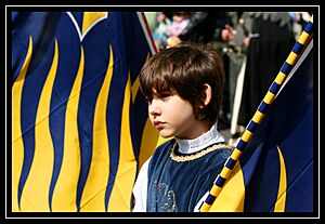 Kid at Palio of Ferrara