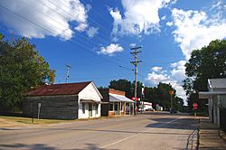 Buildings along County Road 64