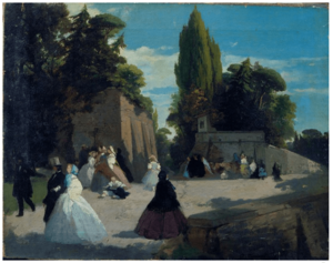La passeggiata del Muro Torto by Antonio Puccinelli