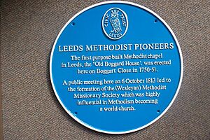 Leeds Methodist Pioneers Plaque