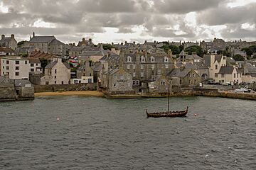 Lerwick, Shetland, August 2010