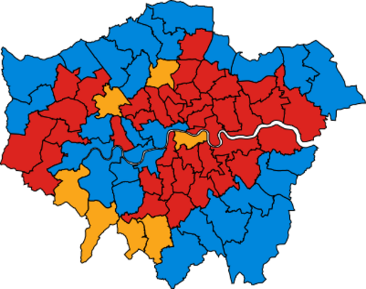 LondonParliamentaryConstituency2010Results