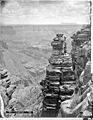 Looking into Marble Canyon of the Colorado River, Arizona. Shinimo Alter in the distance. Coconino County, Arizona.... - NARA - 517740