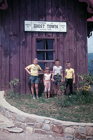 Maggie Valley Ghost Town tourist attraction summer 1964