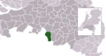 Map - NL - Municipality code 1667 (2009)
