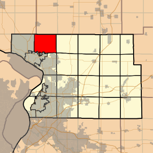 Map highlighting Foster Township, Madison County, Illinois.svg