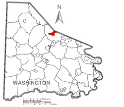 Location of Cecil-Bishop in Washington County