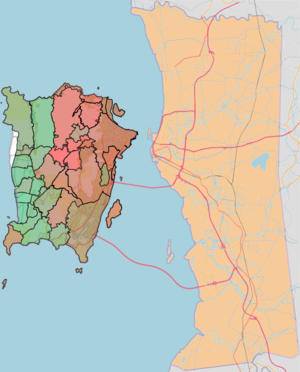 Map of George Town by ethnic proportions 2020