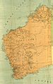 Map of Western Australia, 1916