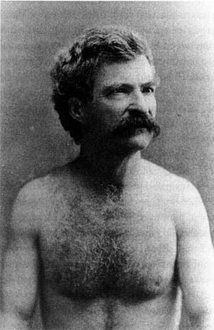 Mark Twain-Shirtless-ca1883